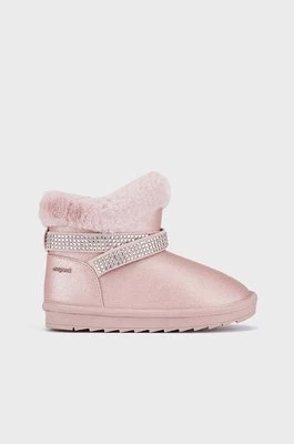 Mayoral buty zimowe dziecięce kolor fioletowy