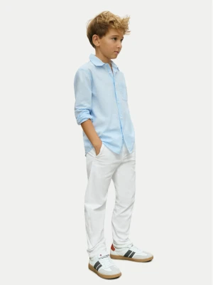 Mayoral Chinosy 530 Écru Slim Fit Kremowy
