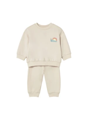 Mayoral Dres 1898 Beżowy Regular Fit