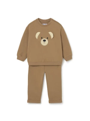 Mayoral Dres 2597 Brązowy Regular Fit