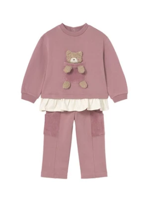 Mayoral Dres 2843 Różowy Regular Fit