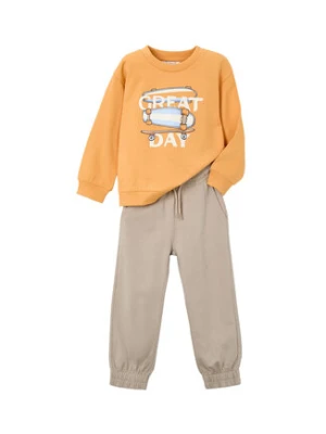 Mayoral Dres 3882 Żółty Regular Fit