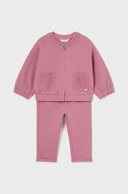 Mayoral dres niemowlęcy kolor różowy