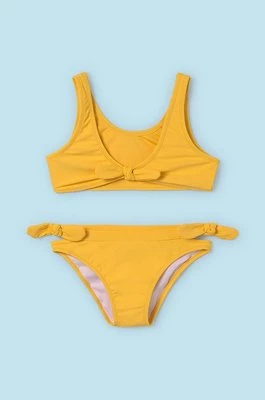 Mayoral dwuczęściowy strój kąpielowy dziecięcy kolor żółty