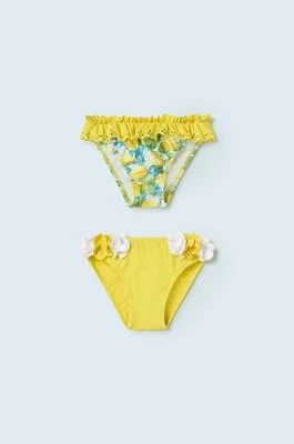Mayoral figi kąpielowe niemowlęce 2-pack kolor żółty