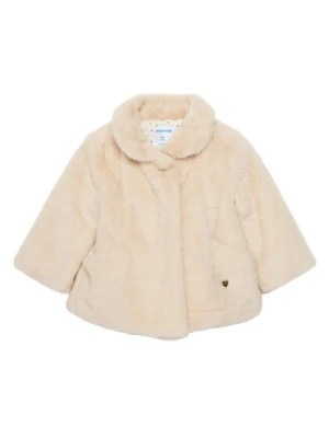 Mayoral Futro 2434 Beżowy Regular Fit