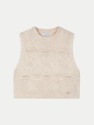 Mayoral Kamizelka 4364 Beżowy Regular Fit