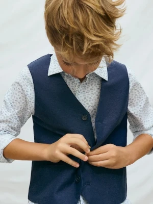 Mayoral kamizelka z domieszką lnu dziecięca