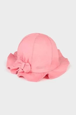 Mayoral kapelusz bawełniany dziecięcy kolor różowy bawełniany
