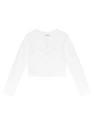 Mayoral Kardigan 321 Biały Regular Fit