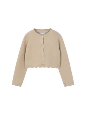 Mayoral Kardigan 4312 Beżowy Regular Fit