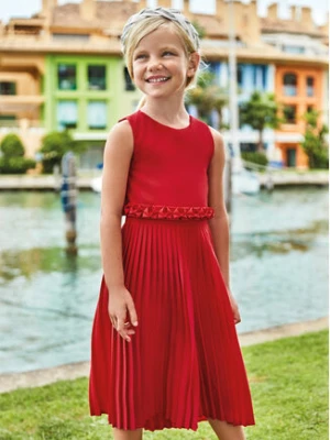 Mayoral Kombinezon 3843 Czerwony Regular Fit