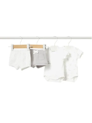 Mayoral Komplet 2 par body i szorty 1630 Biały Regular Fit