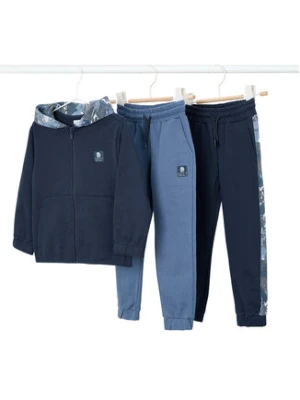 Mayoral Komplet 2 par spodni dresowych i bluza 4803 Granatowy Regular Fit