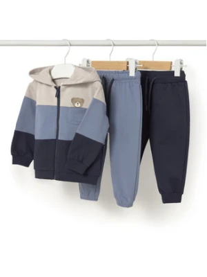 Mayoral Komplet 2 par spodni dresowych i bluza 918 Niebieski Regular Fit