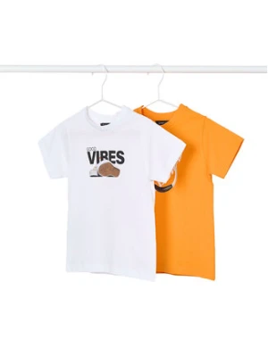 Mayoral Komplet 2 t-shirtów 3040 Kolorowy Regular Fit