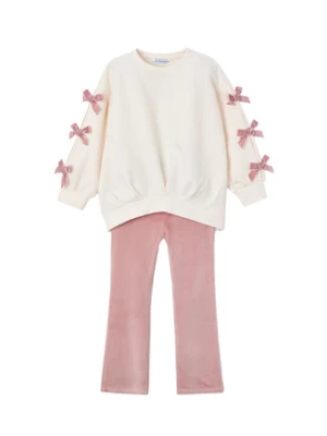 Mayoral Komplet bluza i legginsy 4725 Różowy Regular Fit