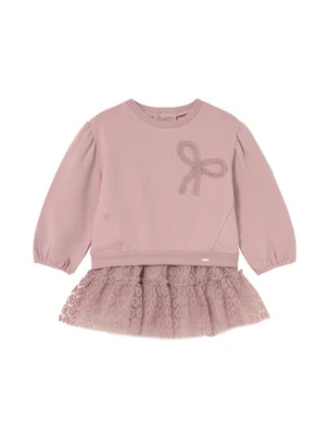 Mayoral Komplet bluza i spódniczka 2923 Różowy Regular Fit