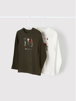 Mayoral Komplet bluzek 4020 Kolorowy Regular Fit