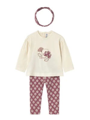 Mayoral Komplet bluzka i legginsy 2744 Różowy Regular Fit