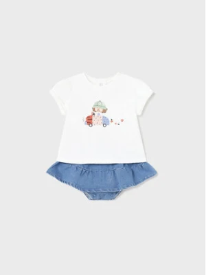 Mayoral Komplet bluzka i spódnica 1831 Kolorowy