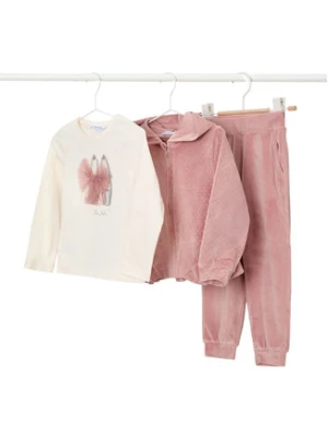 Mayoral Komplet dresowy 4892 Różowy Regular Fit