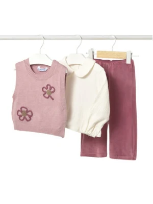 Mayoral Komplet dziecięcy 2596 Różowy Regular Fit