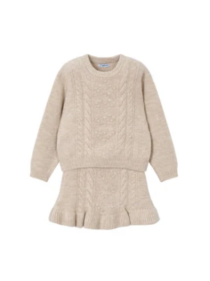 Mayoral Komplet dziecięcy 4934 Beżowy Regular Fit