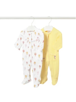 Mayoral Komplet pajacy 1708 Biały Regular Fit