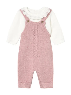 Mayoral Komplet sweter i spodnie materiałowe 2605 Różowy Regular Fit