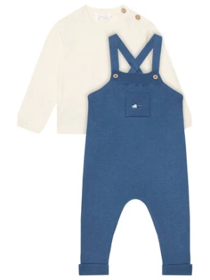 Mayoral Komplet sweter i spodnie materiałowe 2646 Niebieski Regular Fit