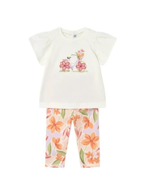 Mayoral Komplet t-shirt i legginsy 1747 Kolorowy Regular Fit