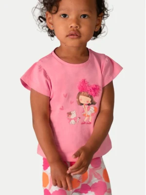 Mayoral Komplet t-shirt i legginsy 1751 Różowy Regular Fit