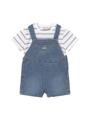 Mayoral Komplet t-shirt i ogrodniczki 1623 Niebieski Regular Fit