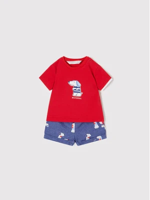Mayoral Komplet t-shirt i spodenki 1203 Kolorowy Regular Fit