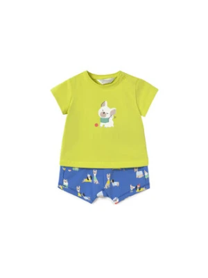 Mayoral Komplet t-shirt i spodenki 1206 Kolorowy Regular Fit
