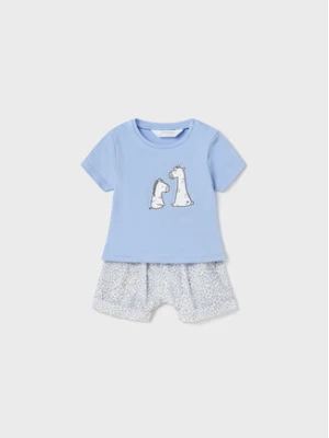 Mayoral Komplet t-shirt i spodenki 1253 Kolorowy