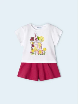 Mayoral Komplet t-shirt i spodenki 3213 Kolorowy Regular Fit