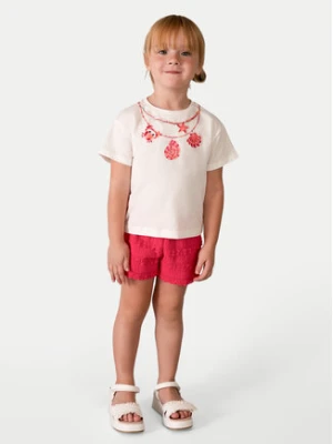 Mayoral Komplet t-shirt i spodenki 3231 Czerwony Regular Fit