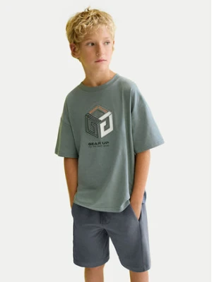 Mayoral Komplet t-shirt i spodenki 6690 Kolorowy Regular Fit