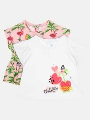 Mayoral Komplet t-shirtów 1011 Kolorowy Regular Fit