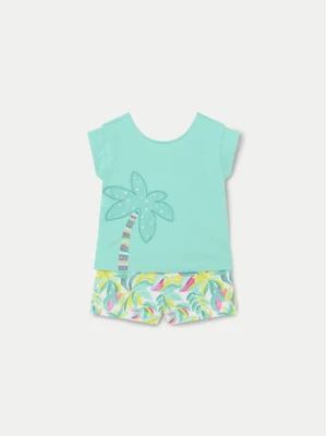 Mayoral Komplet top i spodenki 1231 Kolorowy Regular Fit