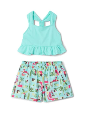 Mayoral Komplet top i spodenki 3215 Zielony Regular Fit