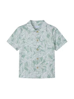 Mayoral Koszula 3115 Zielony Regular Fit