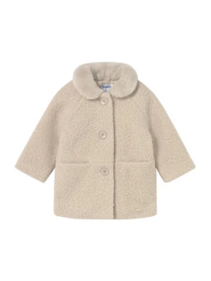 Mayoral Kożuch 2432 Beżowy Relaxed Fit