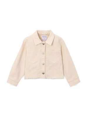 Mayoral Kurtka jeansowa 3455 Beżowy Regular Fit