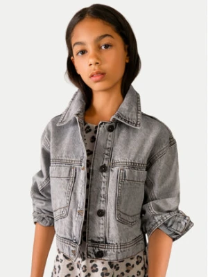 Mayoral Kurtka jeansowa 6406 Szary Regular Fit