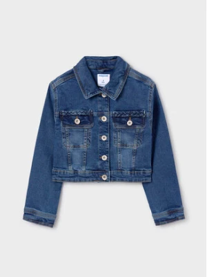Mayoral Kurtka jeansowa 6460 Granatowy Regular Fit