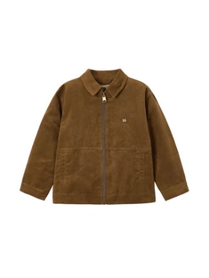 Mayoral Kurtka z imitacji skóry 3438 Brązowy Regular Fit