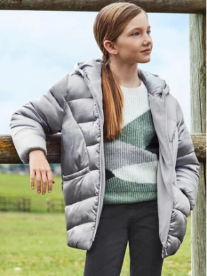 Mayoral Kurtka zimowa 7.410 Szary Regular Fit